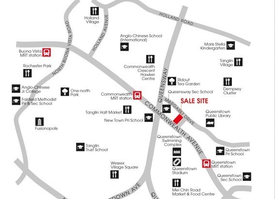 Margaret Ville Location Map